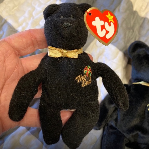 Ty Beanie Bundle: “The End” Ty Beanie Baby and Teenie - Picture 10 of 15